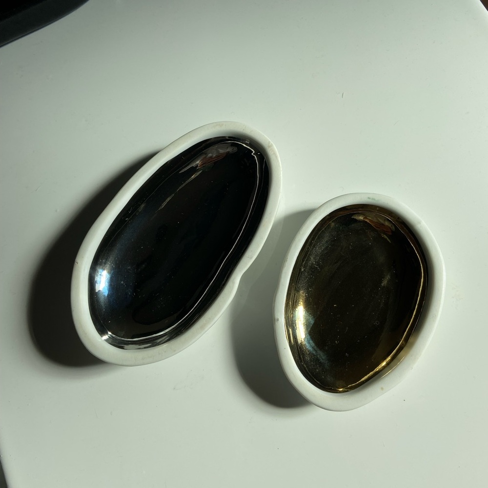 Madewell set of 2 trinket ceramic dishes